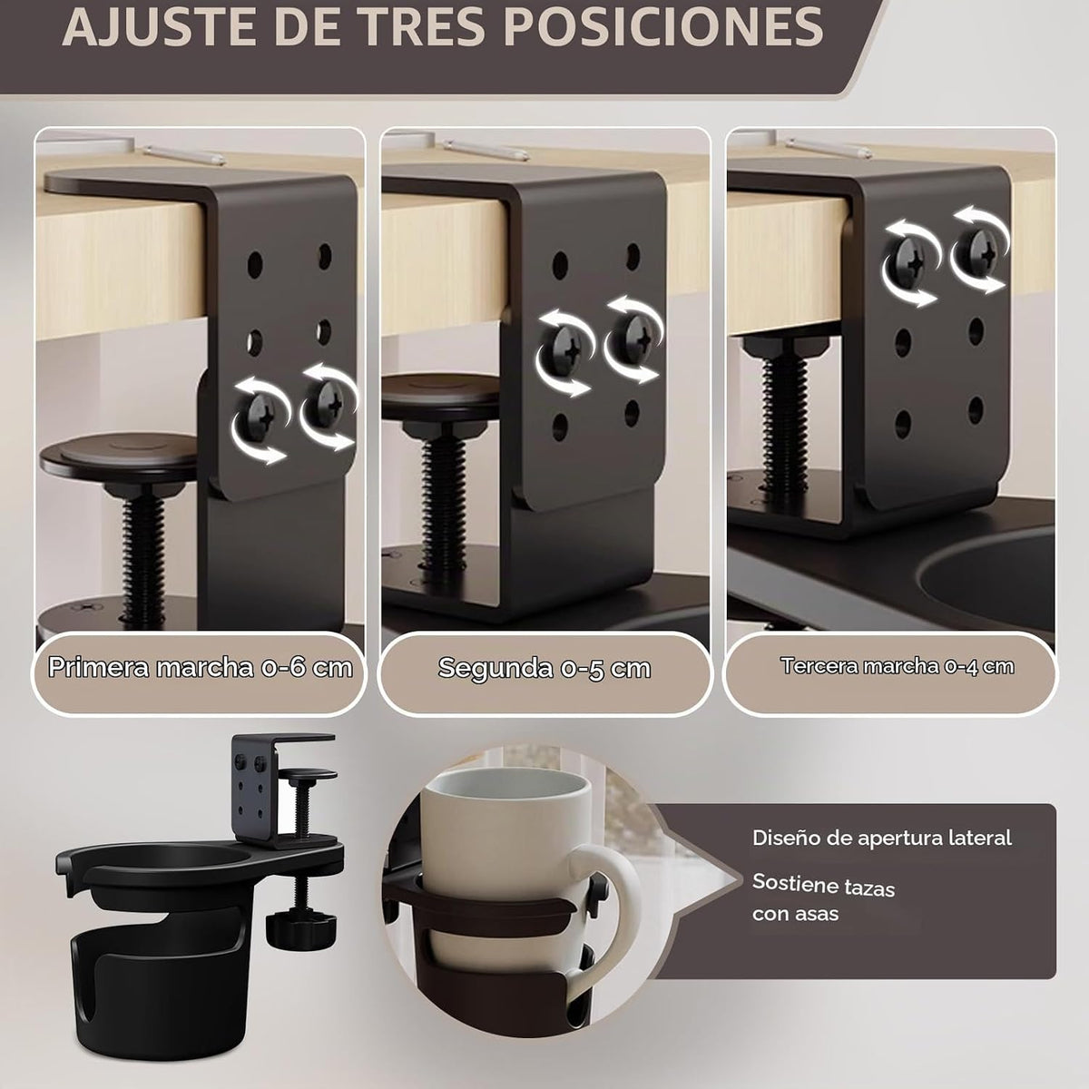 Soporte Antiderrames para Escritorio