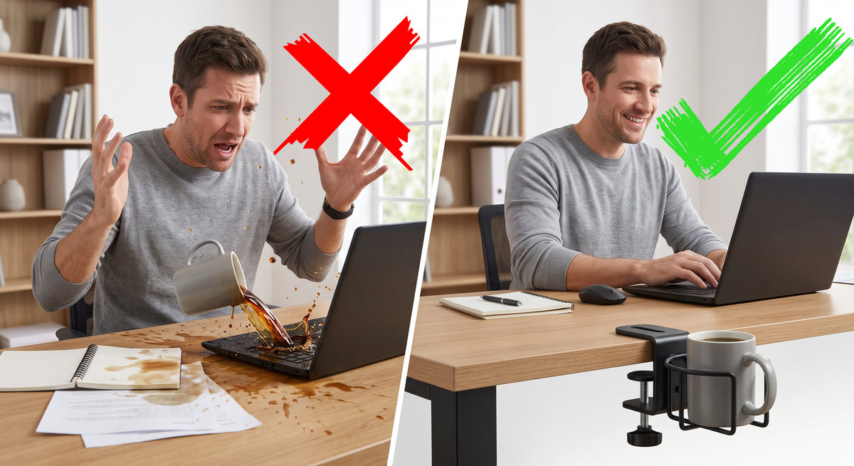 Soporte Antiderrames para Escritorio